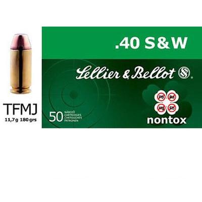 Sellier & Bellot Ammo 40 S&W 180 Grain FMJ
