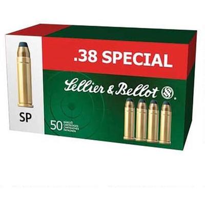Sellier & Bellot Ammo 38 Special 158 Grain SP