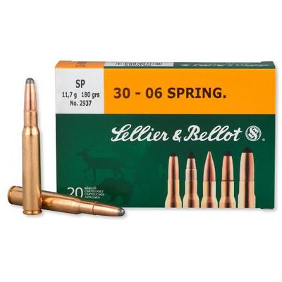 Sellier & Bellot Ammo 30-06 Springfield SP 180