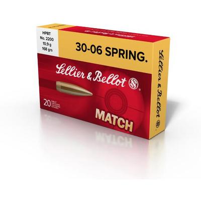 Sellier & Bellot Ammo Match 30-06 Springfield