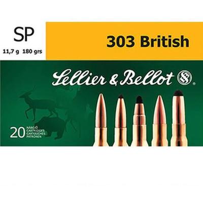 Sellier & Bellot Ammo SP 303 British 180 Grain