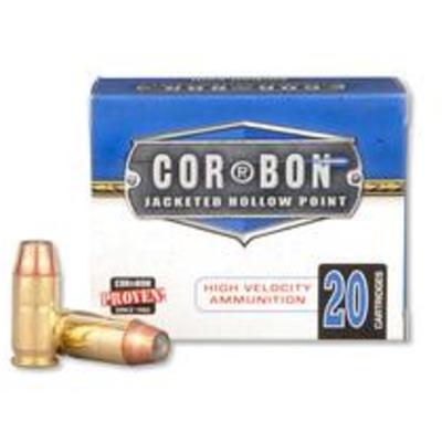 CorBon Ammo Self Defense 45 ACP+P JHP 185 Grain 20