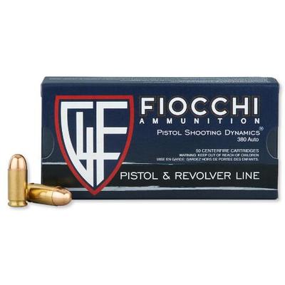 Fiocchi Ammo Shooting Dynamics 380 ACP 95 Grain FM Fiocchi Ammo Shooting Dynamics 380 ACP 95 Grain FM
