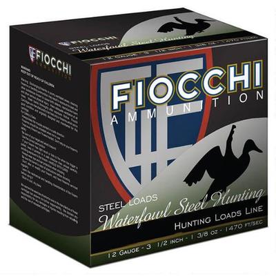 Fiocchi Shotshells Hunting 3.5in Steel 12 Gauge 3.