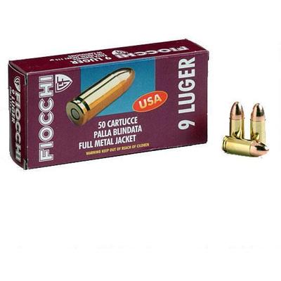Fiocchi Ammo Shooting Dynamics 9mm FMJTC 123 Grain