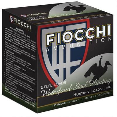 Fiocchi Shotshells Hunting 3.5in Steel 12 Gauge 3.