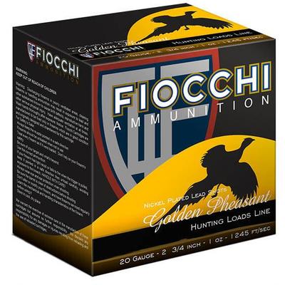 Fiocchi Shotshells Golden Pheasant 20 Gauge 2.75in