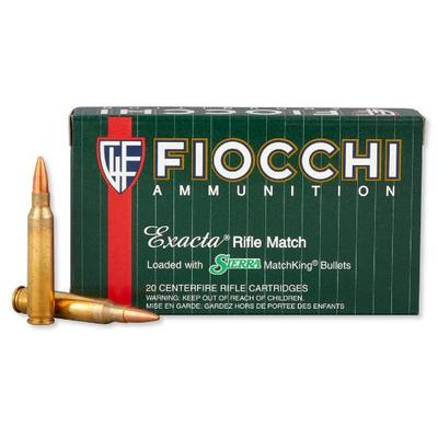 Fiocchi Ammo Exacta 223 Remington Sierra MatchKing