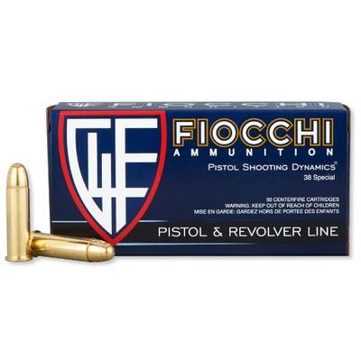 Fiocchi Ammo Shooting Dynamics 38 Special 130 Grai