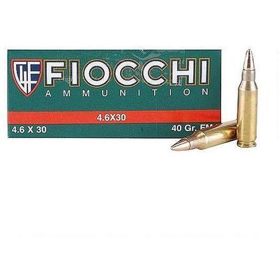 Fiocchi Ammo Exacta 4.6X30 Heckler & Koch JSP