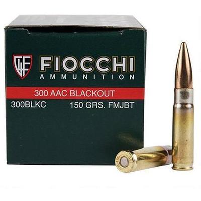 Fiocchi Ammo Range Dynamics 300 Blackout FMJBT 150