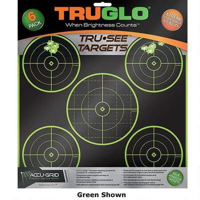 Truglo Tru-See Spatter Target Pink Bullseye 6-Pack Truglo Tru-See Spatter Target Pink Bullseye 6-Pack