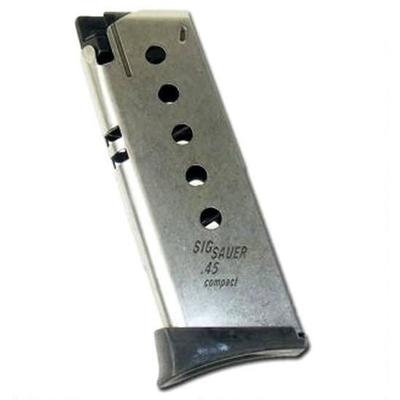 Sig Sauer Magazine P220 45 ACP 6 Rounds Stainless