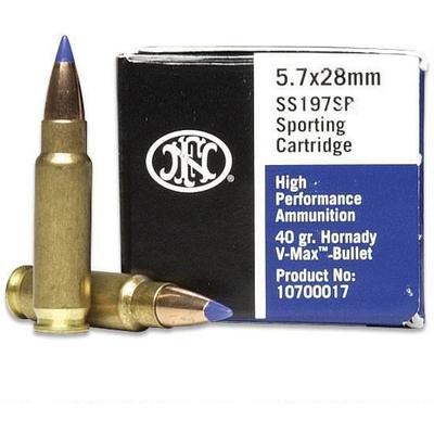 FN Herstal Ammo Sporting 5.7x28mm V-Max 40 Grain 5