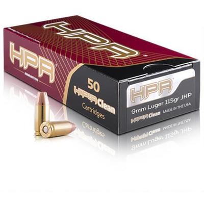 HPR Ammo 9mm JHP 115 Grain 50 Rounds [9115JHP]