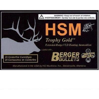 HSM Ammo Trophy Gold 6mm Remington BTHP 95 Grain 2