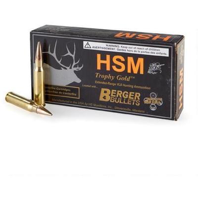 HSM Ammo Trophy Gold 257 Weatherby Magnum BTHP 115