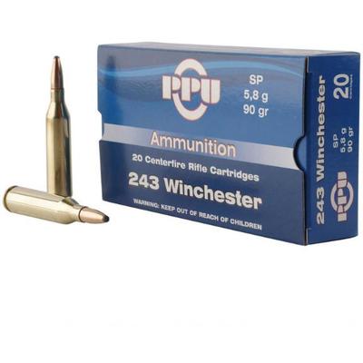 Prvi Partizan PPU Ammo 243 Winchester 90 Grain SP
