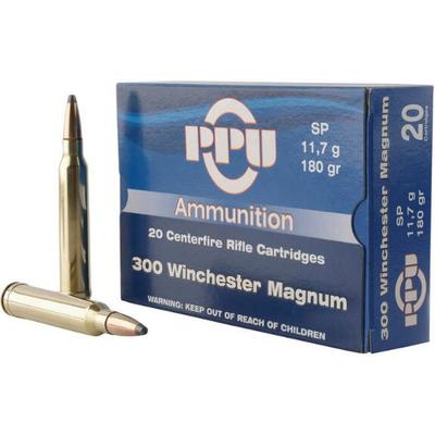 Prvi Partizan PPU Ammo 300 Win Mag 180 Grain SP 20