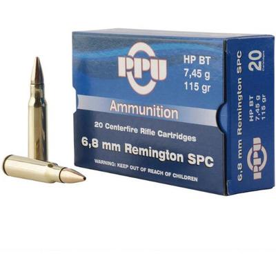 Prvi Partizan PPU Ammo 6.8mm Remington SPC 115 Gra