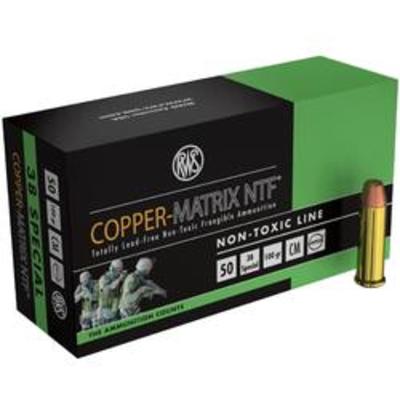 Ruag Ammo Copper Matrix 38 Special 100 Grain Non-T