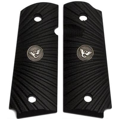Wilson Combat Compact Grip Starburst G-10 Black [3 Wilson Combat Compact Grip Starburst G-10 Black [3