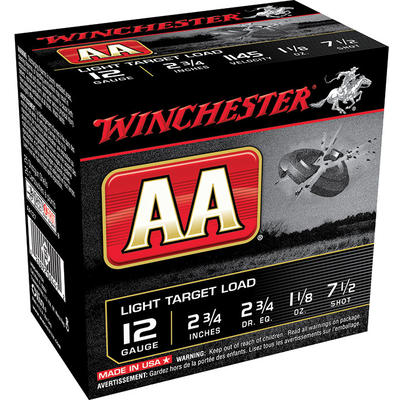Winchester Shotshells AA Target 12 Gauge 2.75in 1-