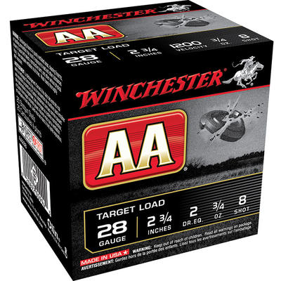 Winchester Shotshells AA Target 28 Gauge 2.75in 3/