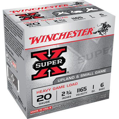 Winchester Shotshells Super-X Heavy Game 20 Gauge