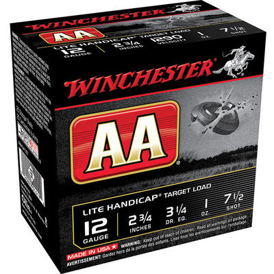 Winchester Shotshells AA Target 12 Gauge 2.75in 1o Winchester Shotshells AA Target 12 Gauge 2.75in 1o