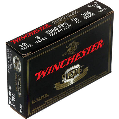 Winchester Shotshells Supreme Gold 12 Gauge 3in 38