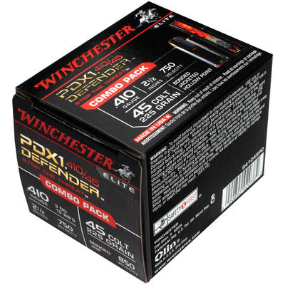 Winchester Shotshells PDX1 410/45 LC 2.5in 12/BB 3