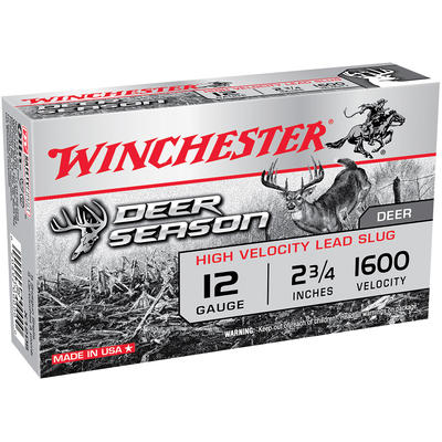 Winchester Shotshells 12 Gauge 2.75in 1-1/4oz Slug