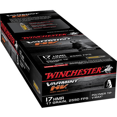 Winchester Rimfire Ammo Supreme .17 HMR 17 Grain V