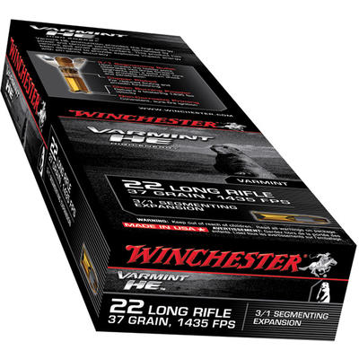 Winchester Rimfire Ammo .22 Long Rifle (LR) Varmin Winchester Rimfire Ammo .22 Long Rifle (LR) Varmin