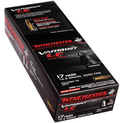 Winchester Rimfire Ammo .17 HMR 15 .5 Grain 50 Rou