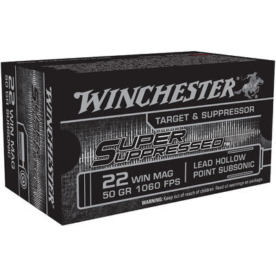 Winchester Rimfire Ammo Suppressed .22 Win Mag (WM