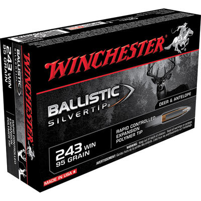 Winchester Ammo Supreme 243 Winchester 95 Grain Si Winchester Ammo Supreme 243 Winchester 95 Grain Si