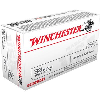 Winchester Ammo Best Value 38 Special 125 Grain JS