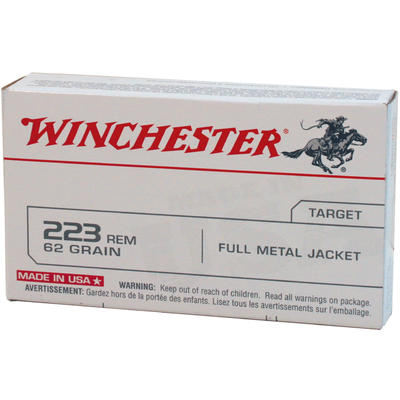 Winchester Ammo Best Value USA 223 Remington FMJ 6