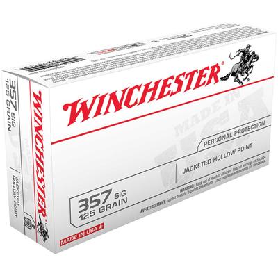 Winchester Ammo Best Value 357 Sig Sauer 125 Grain