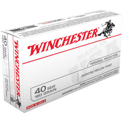 Winchester Ammo Best Value 40 S&W 180 Grain JH