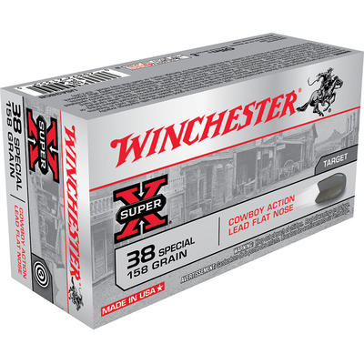 Winchester Ammo Cowboy Action 38 Special Lead 158