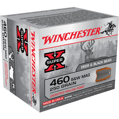Winchester Ammo Super-X 460 S&W Magnum 250 Gra