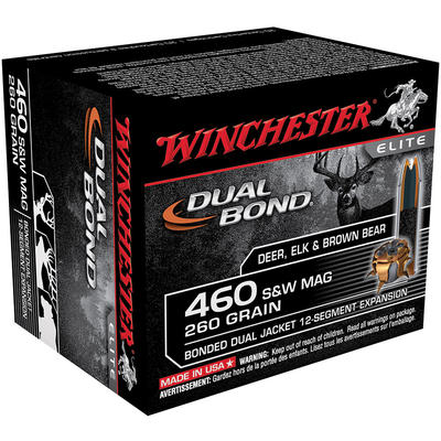 Winchester Ammo Elite Dual Bond 460 S&W Magnum