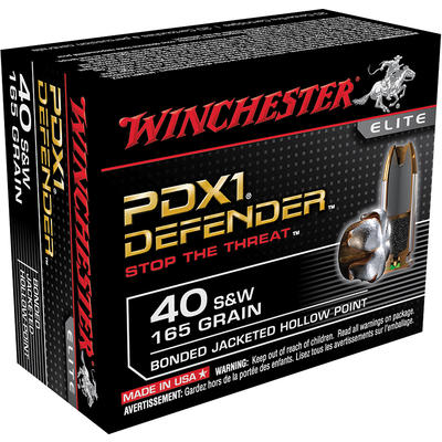 Winchester Ammo Elite PDX1 Defender 40 S&W Bon