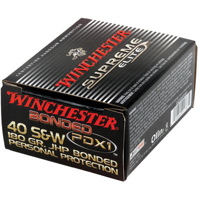 Winchester Ammo Elite PDX1 Defender 40 S&W Bon Winchester Ammo Elite PDX1 Defender 40 S&W Bon