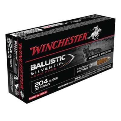 Winchester Ammo Supreme 204 Ruger Silvertip LF 32