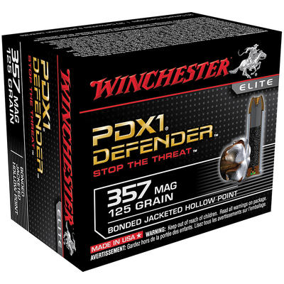 Winchester Ammo Elite PDX1 Defender 357 Magnum Bon