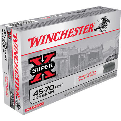 Winchester Ammo Super-X 45-70 Government Lead Flat